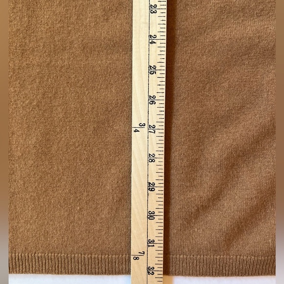 Gerard Darel Jason Sweater Dress Wool V-Neck Camel Brown Oversized Small - Picture 13 of 14